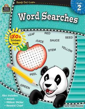 Paperback Ready-Set-Learn: Word Searches Grd 2 Book