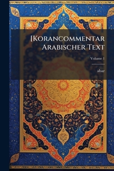 Paperback [Korancommentar Arabischer Text; Volume 1 [Arabic] Book