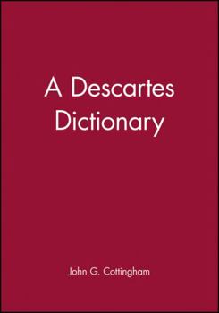Paperback A Descartes Dictionary Book