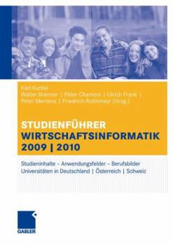 Paperback Studienführer Wirtschaftsinformatik: Das Fach, Das Studium, Die Universitäten, Die Perspektiven [German] Book