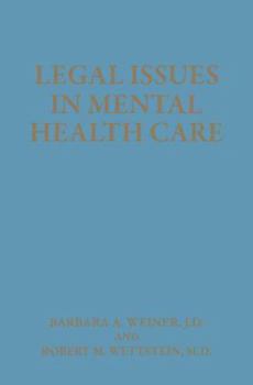 Paperback Legal Issues in Mental Health Care Book