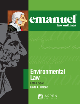 Paperback Emanuel Law Outlines for Environmental Law Book