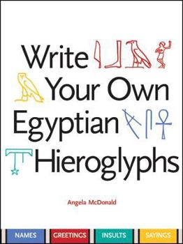 Paperback Write Your Own Egyptian Hieroglyphs: Names, Greetings, Insults, Sayings Book