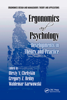 Paperback Ergonomics and Psychology: Developments in Theory and Practice Book