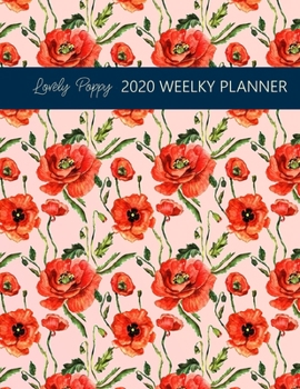 Paperback Lovely Poppy 2020 Weekly Planner Book