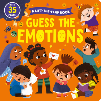 Board book Guess the Emotions: A Lift-The-Flap Book with 35 Flaps! Book