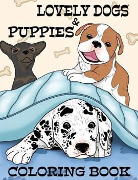 Paperback Lovely Dogs & Puppies Coloring Book