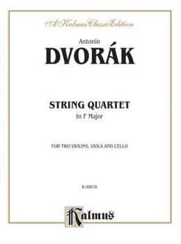 Paperback String Quartet in F Major for Two Violins, Viola and Cello Book