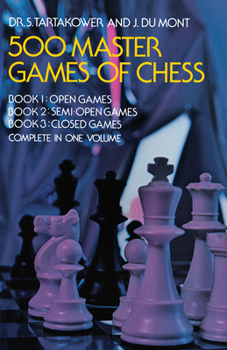 Paperback 500 Master Games of Chess Book