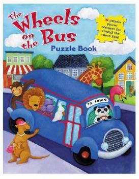 Hardcover The Wheels on the Bus [With 16 Piece Puzzle] Book