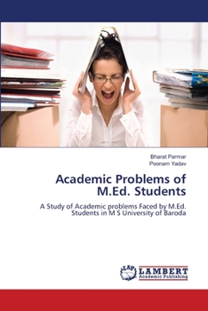 Paperback Academic Problems of M.Ed. Students Book