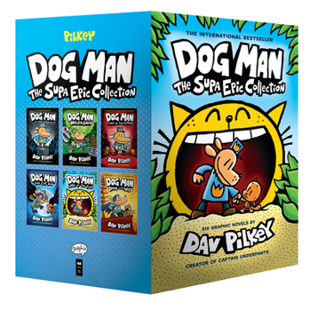 Hardcover Dog Man: The Supa Epic Collection: From the Creator of Captain Underpants (Dog Man #1-6 Box Set) Book