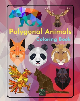 Paperback Polygonal Animals Coloring Book