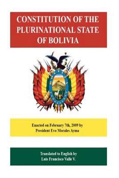 Paperback Constitution of the Plurinational State of Bolivia Book