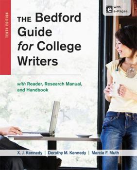 Paperback The Bedford Guide for College Writers with Access Code: With Reader, Research Manual, and Handbook Book