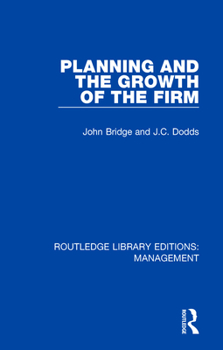 Paperback Planning and the Growth of the Firm Book