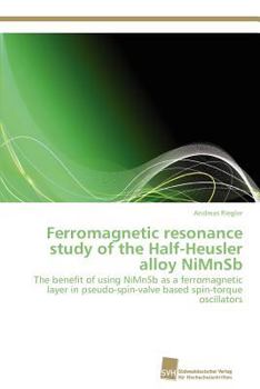 Paperback Ferromagnetic resonance study of the Half-Heusler alloy NiMnSb Book