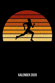 Kalender 2020: Terminplaner A5 - Vintage Sonne Laufen Wochenkalender & Monatsplaner 2020 - Geschenk für Läufer & Jogger (German Edition)