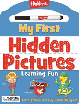 Board book My First Hidden Pictures(r) Learning Fun: Learn, Practice, and Play Again and Again! Book