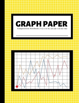 Paperback Graph Paper Composition Notebook: 4x4 Quad Ruled Graphing Grid Paper - 100 Pages - Yellow Book