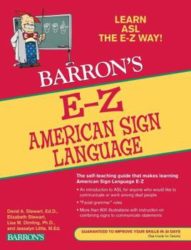 Paperback Barron's E-Z American Sign Language Book