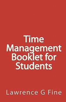 Paperback Time Management Booklet for Students Book