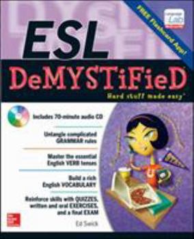 Paperback ESL Demystified [With CD (Audio)] Book