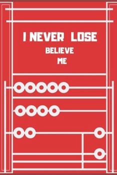 Paperback I never lose believe me: notebook new word Book