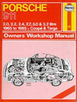 Paperback Porsche 911: Owners Workshop Manual, 1965 to 1985 - Coupe & Targa Book
