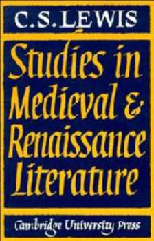 Hardcover Studies in Medieval Renaissance Literature Book