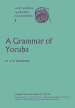 Hardcover A Grammar of Yoruba Book
