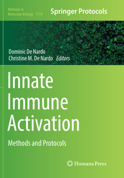 Paperback Innate Immune Activation: Methods and Protocols Book