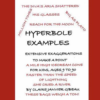Paperback Hyperbole Examples Book