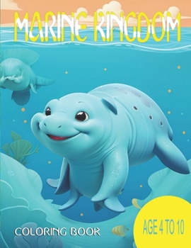 Paperback Marine Kingdom: Coloring book