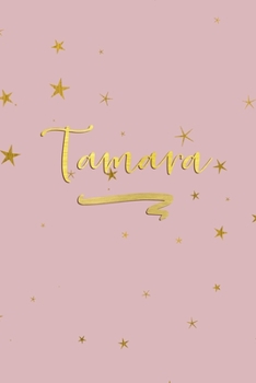 Paperback Tamara: Personalized Journal to Write In - Rose Gold Line Journal Book