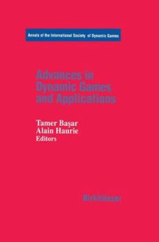 Hardcover Advances in Dynamic Games and Applications Book