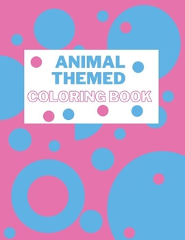 Paperback Animal themed coloring book