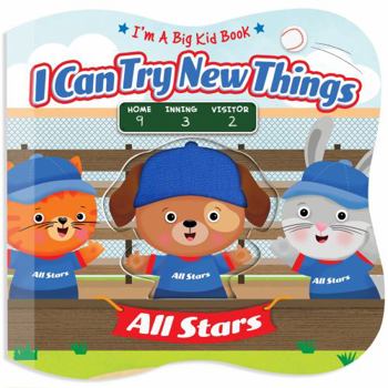 Board book I Can Try New Things - Children's Touch and Feel Board Book - Sensory Board Book
