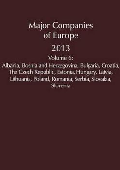 Major Companies of Europe 2013 Vol 6