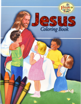 Paperback Coloring Book about Jesus Book