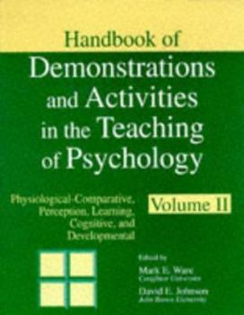 Handbook of Demonstrations and Activities in the Teaching of Psychology, Second Edition: Volume I: Introductory, Statistics, Research Methods, and History ... & Activities in Teaching of Psych)