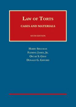 Hardcover Cases and Materials on the Law of Torts (University Casebook Series) Book