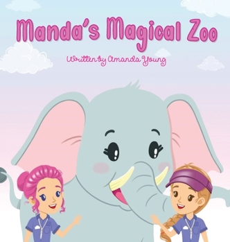 Hardcover Manda's Magical Zoo [Large Print] Book