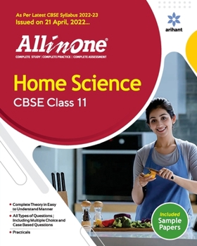 Paperback CBSE All In One Home Science Class 11 2022-23 Edition (As per latest CBSE Syllabus issued on 21 April 2022) Book