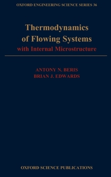 Hardcover Thermodynamics of Flowing Systems Book