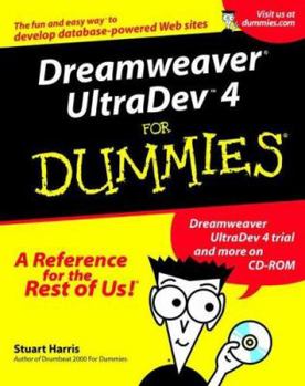 Paperback Dreamweaver UltraDev 4 for Dummies [With CDROM] Book