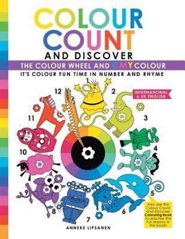 Paperback Colour Count and Discover: The Colour Wheel and CMY Color Book