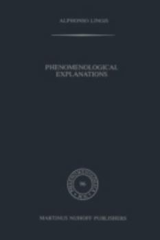 Paperback Phenomenological Explanations Book