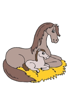 2020 Weekly Planner Horse Illustration Equine Resting Grey Mare Foal 134 Pages: 2020 Planners Calendars Organizers Datebooks Appointment Books Agendas