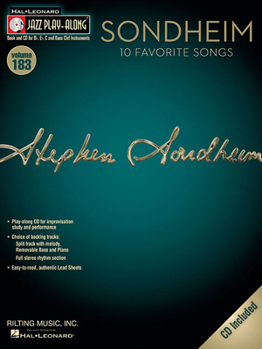 Sondheim: 10 Favorite Songs - Book #183 of the Jazz Play-Along